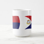 Mug Drapeau de Saint-Martin (Centre)
