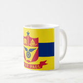 Mug Drapeau de Saint Paul (Minnesota) (Devant droit)