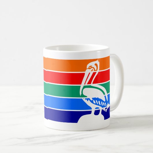Mug Drapeau de Saint-Pétersbourg, Floride (Devant droit)