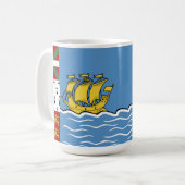 Mug Drapeau de Saint-Pierre-et-Miquelon (Devant gauche)