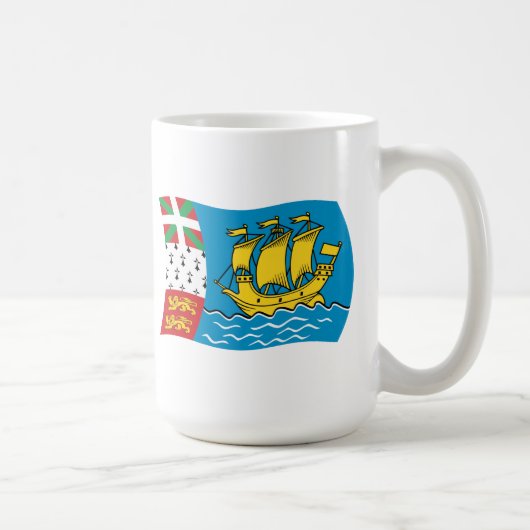 Mug Drapeau de Saint-Pierre-et-Miquelon (Droite)