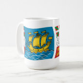 Mug Drapeau de Saint-Pierre-et-Miquelon (Devant gauche)