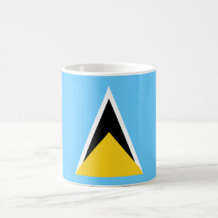 Mug Drapeau de Sainte-Lucie (Sainte-Lucie) (Caraïbes)