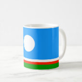 Mug Drapeau de Sakha (Devant droit)