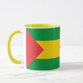Mug Drapeau de Sao Tomé-et-Principe (Gauche)