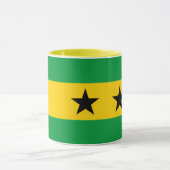 Mug Drapeau de Sao Tomé-et-Principe (Centre)
