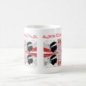 Mug Drapeau de Sardaigne - Grunge (Centre)