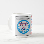 Mug Drapeau de secession employé par la Floride - 10 (Devant gauche)