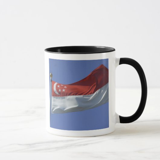 Mug Drapeau de Singapour (Droite)