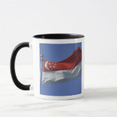 Mug Drapeau de Singapour (Gauche)