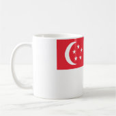 Mug Drapeau de Singapour (Gauche)