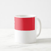 Mug Drapeau de Singapour (Devant droit)