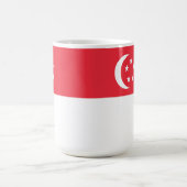 Mug Drapeau de Singapour (Centre)