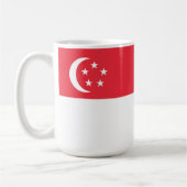 Mug Drapeau de Singapour (Gauche)