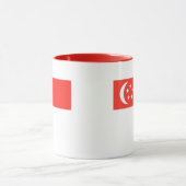 Mug Drapeau de Singapour (Centre)