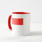 Mug Drapeau de Singapour (Devant gauche)