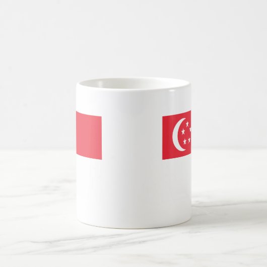 Mug Drapeau de Singapour - 新加坡国旗 - Bendera Singapura (Centre)