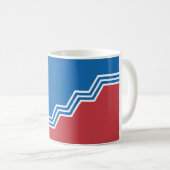 Mug Drapeau de Sioux Falls, Dakota du Sud (Devant droit)