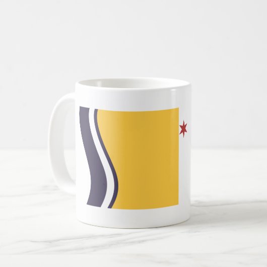 Mug Drapeau de South Bend, Indiana (Devant gauche)