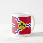 Mug Drapeau de St Louis, Missouri (Devant droit)