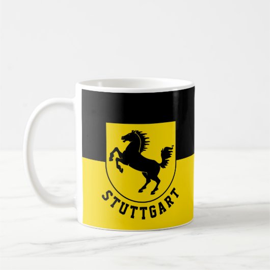 Mug Drapeau de Stuttgart (Allemagne) (Gauche)