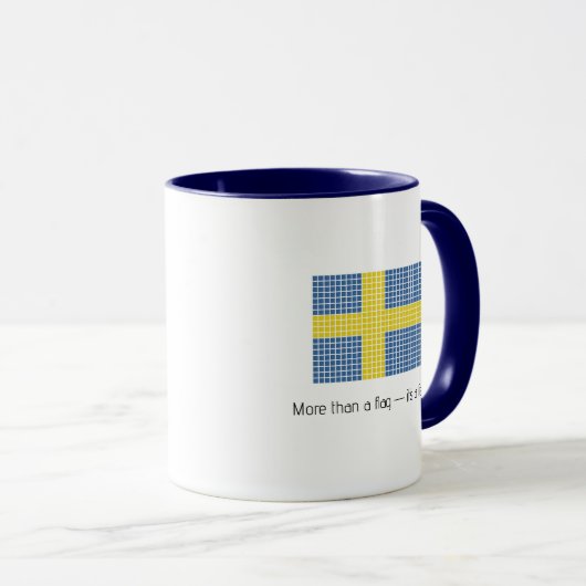 Mug Drapeau de Suède (Devant droit)