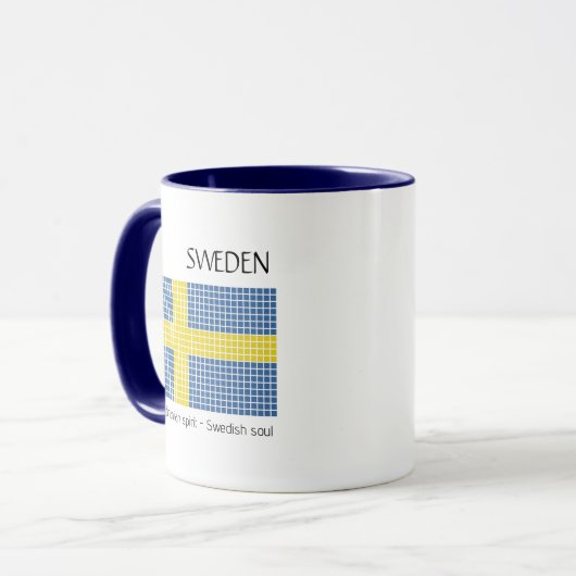 Mug Drapeau de Suède (Devant gauche)
