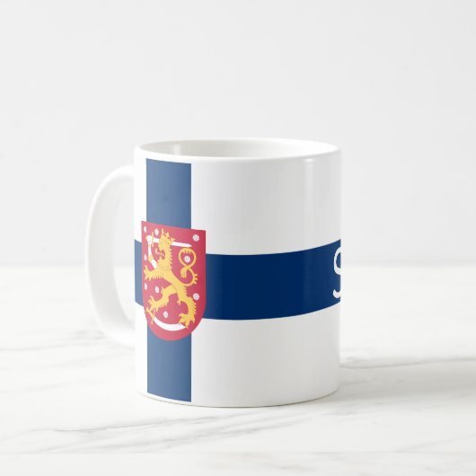 Mug Drapeau de Suomi (Devant gauche)