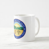 Mug Drapeau de symbole de république de l'Amérique de (Devant droit)
