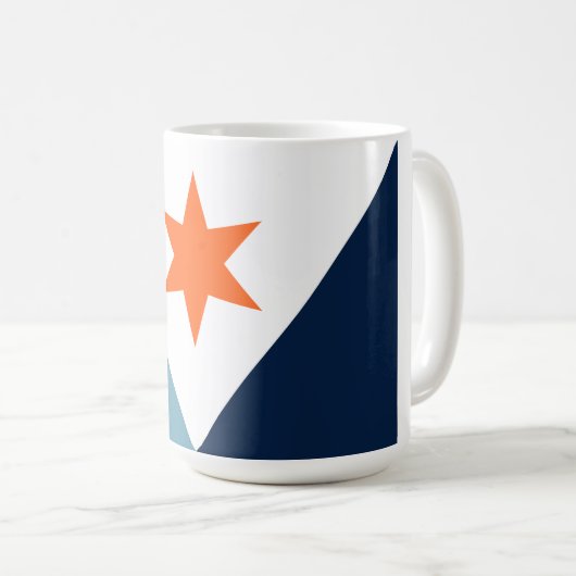 Mug Drapeau de Syracuse, New York (Devant droit)