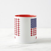MUG DRAPEAU DE TABLE TENNIS USA (Centre)