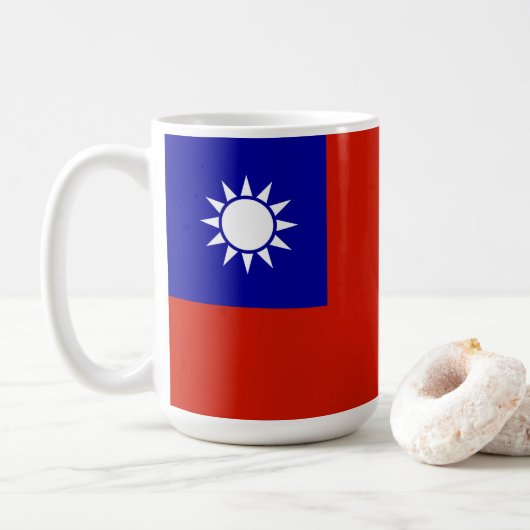 Mug Drapeau de Taïwan (Avec donut)