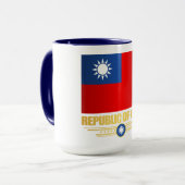 Mug Drapeau de Taïwan (République de Chine) (Devant gauche)