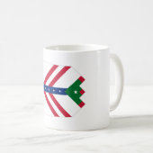 Mug Drapeau de Tampa, Floride (Devant droit)