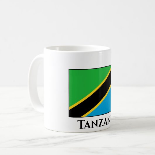 Mug Drapeau de Tanzanie (Devant gauche)