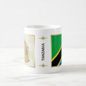 Mug Drapeau de Tanzanie + Musique de carte (Centre)