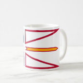 Mug Drapeau de Terre-Neuve-et-Labrador (Canada) (Devant droit)