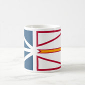 Mug Drapeau de Terre-Neuve-et-Labrador (Canada) (Centre)