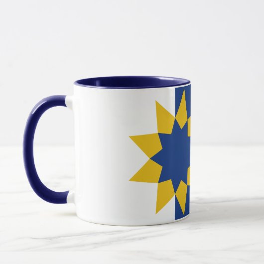 Mug Drapeau de Topeka, Kansas (Gauche)