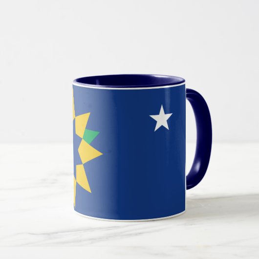 Mug Drapeau de Topeka, Kansas (Devant droit)