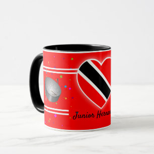 Mug Drapeau de Trinité-et-Tobago et Steelpan (Votre no