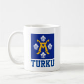 Mug Drapeau de Turku, Finlande (Gauche)