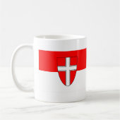 Mug Drapeau de Vienne, Autriche (Gauche)