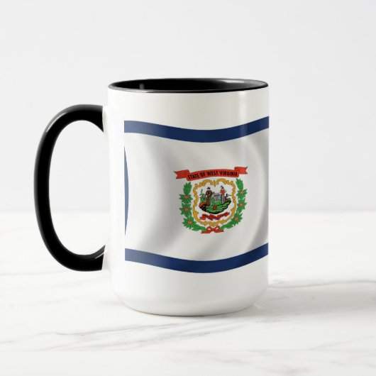 Mug Drapeau de Virginie-Occidentale (Gauche)
