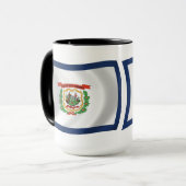 Mug Drapeau de Virginie-Occidentale (Devant gauche)