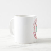 Mug Drapeau de Virginie-Occidentale Escalade carabiner (Devant gauche)