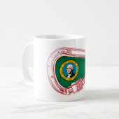 Mug Drapeau de Washington Carabiner Escalade (Devant gauche)