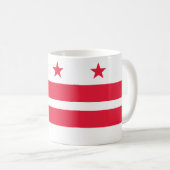 Mug Drapeau de Washington D.C. (District de Columbia) (Devant droit)