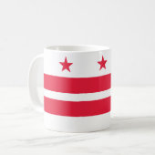 Mug Drapeau de Washington D.C. (District de Columbia) (Devant gauche)