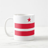 Mug Drapeau de Washington D.C. (District de Columbia) (Gauche)